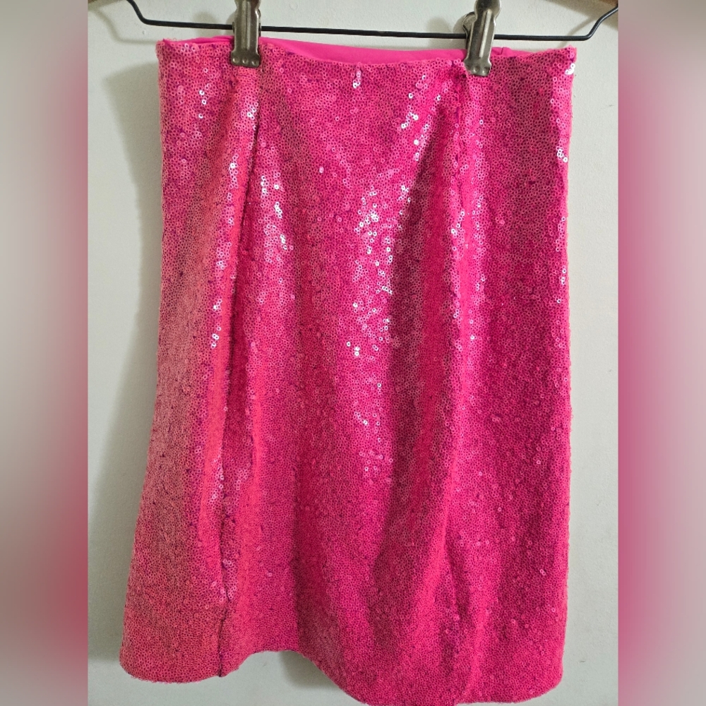 Commando sequin pink mini skirt. Small. - Picture 2 of 8
